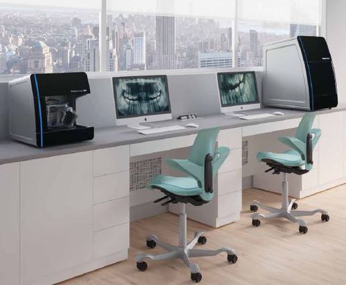 Training dental laboratory workstation - COMBY - CATO - double