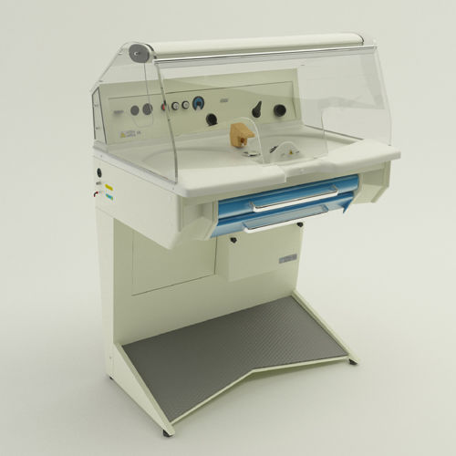 Dental laboratory workstation with light Flybox CATO Odontotecnica