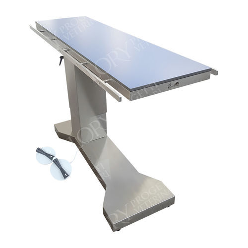 Electric veterinary operating table - TAV009  - Lory Progetti Veterinari srl - for large animals / variable height / 1-section