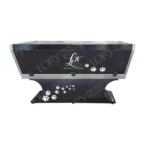 Floor-mounted grooming bathtub - VAPET011 - Lory Progetti Veterinari srl