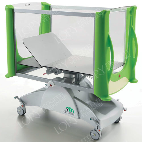Height-adjustable hospital crib - Matris - Lory Progetti Veterinari srl - Trendelenburg / on casters / frame