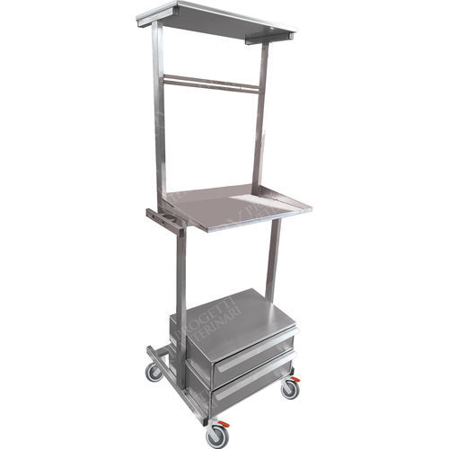 Anesthesia trolley - ANE004/A - Lory Progetti Veterinari srl - for veterinary clinics / for medical devices / transport
