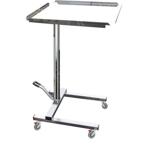 Stainless steel instrument table - TAV043 - Lory Progetti Veterinari srl