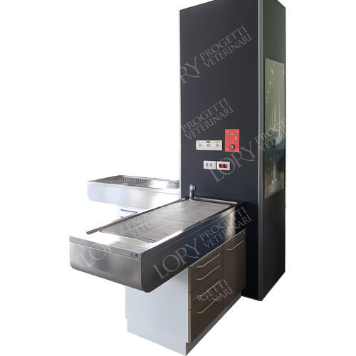 Free-standing supply column - MO028 - Lory Progetti Veterinari srl - for veterinary facilities