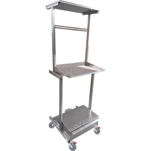 Anesthesia trolley - ANE003/A - Lory Progetti Veterinari srl - for veterinary clinics / for medical devices / transport