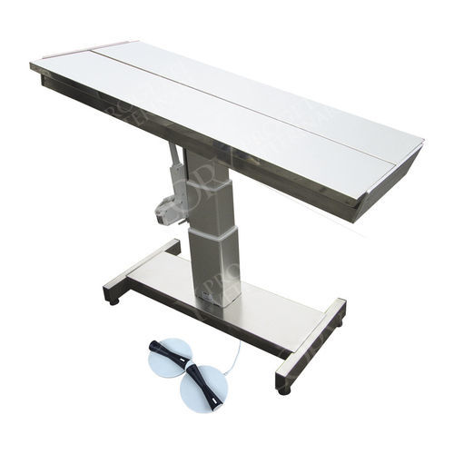 Electric veterinary operating table - TAV010 - Lory Progetti Veterinari srl - for large animals / variable height / V shaped pannel