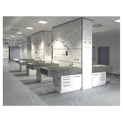 Wall-mounted supply beam system - MO027 - Lory Progetti Veterinari srl - for veterinary facilities