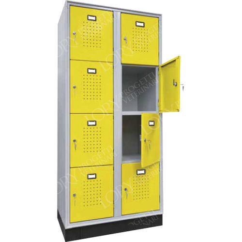 Storage locker - AR014/B - Lory Progetti Veterinari srl - for veterinary clinics / with door / metal