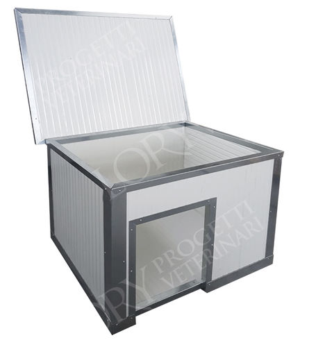 Dog veterinary cage - CUC001 - Lory Progetti Veterinari srl - modular / stainless steel