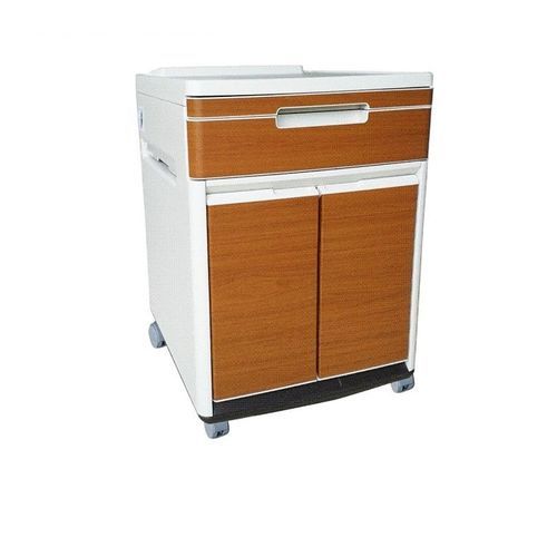 Bedside cabinet on casters - BC013 - Rooe Medical - with drawers