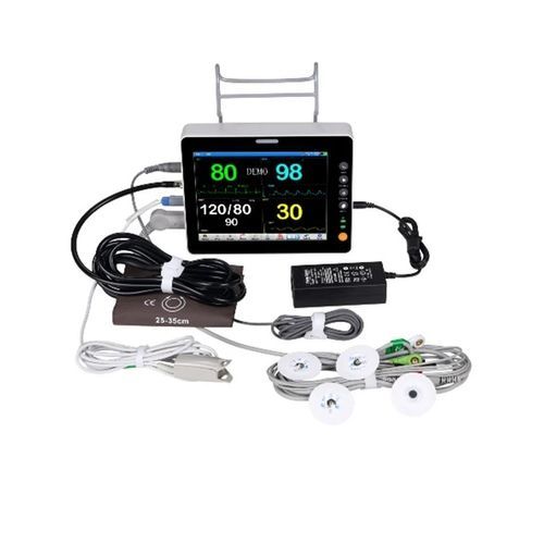 Portable multi-parameter monitor - F4  - Rooe Medical - compact / ECG / RESP
