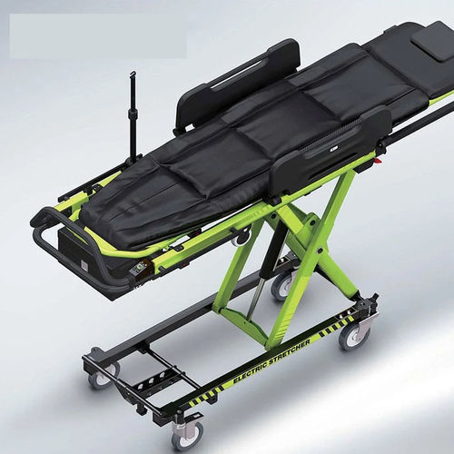 Transport stretcher trolley - EA-3AD Pro - Rooe Medical - emergency / trauma / electric