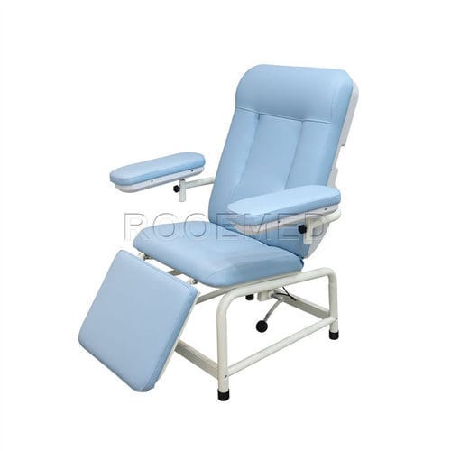 Manual blood donor chair - BXS105 - Rooe Medical - 3-section / with legrest / fixed-height
