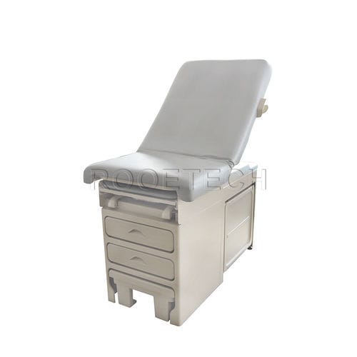 Gynecological examination chair - A-S106 - Rooe Medical - manual / with adjustable backrest / 3-section