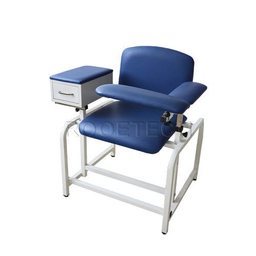 Manual blood donor chair - BXD103 - Rooe Medical - 2-section / with armrests