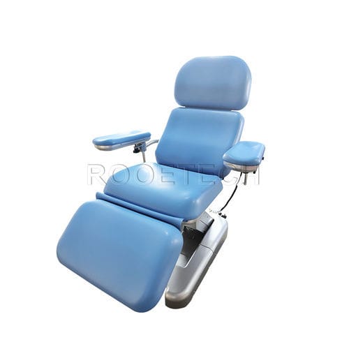 Electric blood collection chair - BXD101 - Rooe Medical - height-adjustable / with legrest / reclining