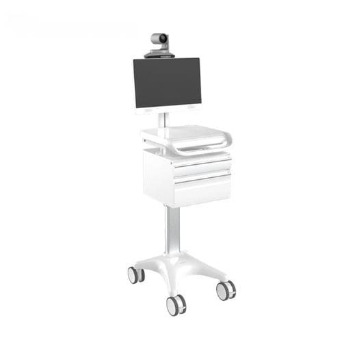 Video-conferencing telemedicine cart - BWT-007Plus - Rooe Medical - for tablet PC / for panel PC / mobile
