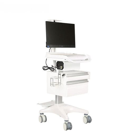 Tablet PC telemedicine cart - BWT-007 - Rooe Medical - for panel PC / mobile / battery-powered