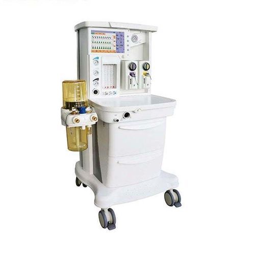 Pediatric anesthesia workstation - AMJ-302 - Rooe Medical - trolley-mounted / with ventilator