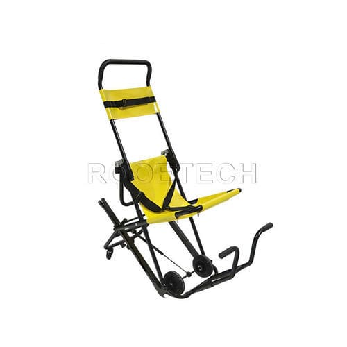 Stair-climbing evacuation chair - EA-6G  - Rooe Medical - folding / on casters / with legrest