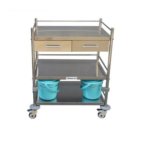 Medical trolley - BSS300D2 - Rooe Medical - surgical / for veterinary clinics / for instruments