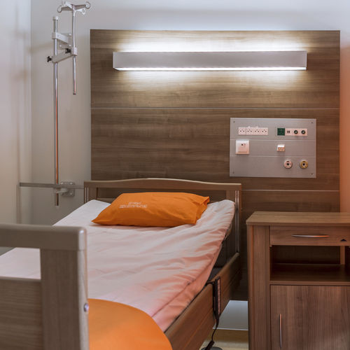 Modular bed head unit MERYwall INMEDKarczewscy with light