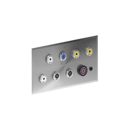 DIN outlet - TPG-P - INMED S.A. - BS type / for medical gas pipeline systems / medical gas