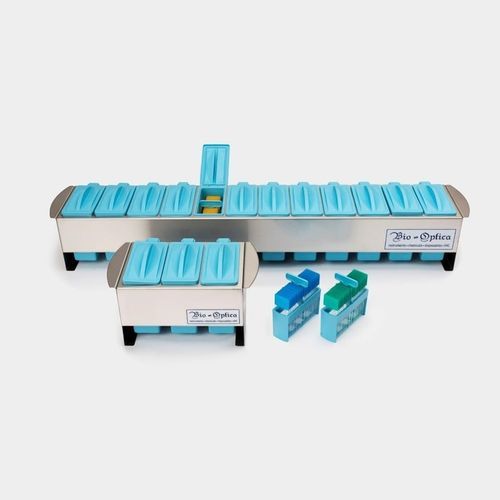 Staining tank with support - 10-20 - BIO-OPTICA Milano