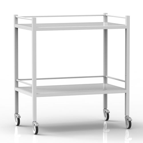 Medical trolley HE7400 Hetech for instruments / transport / 2shelf