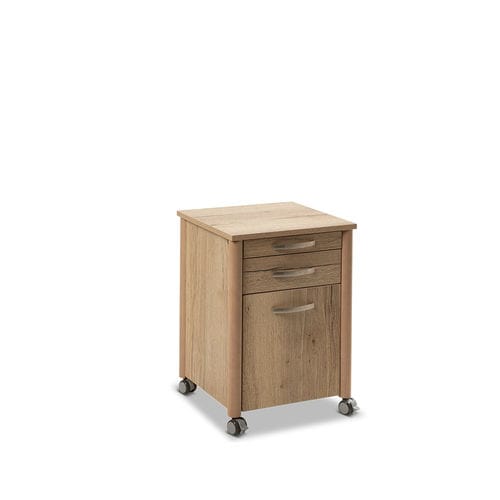 Bedside cabinet on casters - W IV - Malsch GmbH - with drawers
