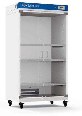 Drying cabinet - XAS series - France Etuves - for laboratory glassware / hospital / on casters