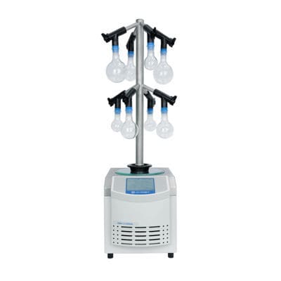 Laboratory freeze dryer - Alpha 1-2 LSCbasic - Martin Christ Gefriertrocknungsanlagen - floor-standing