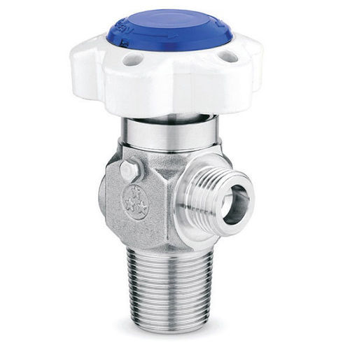 Oxygen cylinder valve - D306 - ROTAREX MEDITEC - stainless steel / grey / high-pressure