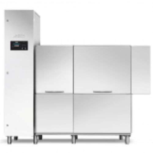 Conveyor dishwasher - RX 250 - DIHR - front-loading / compact / built-in