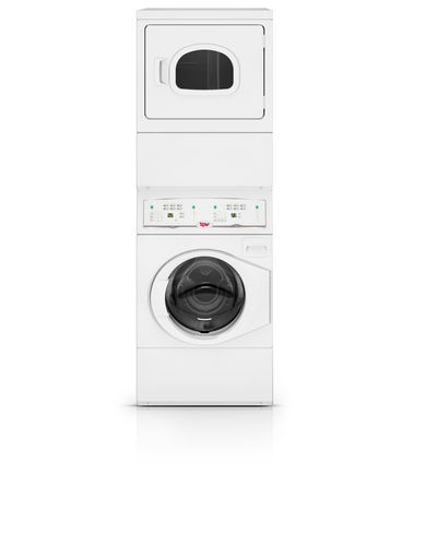 Stacked washer-dryer - UTGE5ASP113TW01 - Unimac - gas