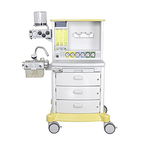 Trolley-mounted veterinary anesthesia workstation - CS5  - DRE Veterinary