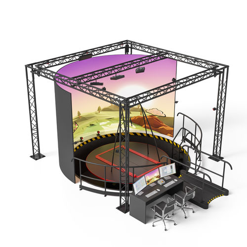 Gait rehabilitation system - CAREN  - Motek Medical - virtual / with serious games / with virtual reality system