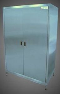Laboratory cupboard - Felcon - stainless steel / 2 doors