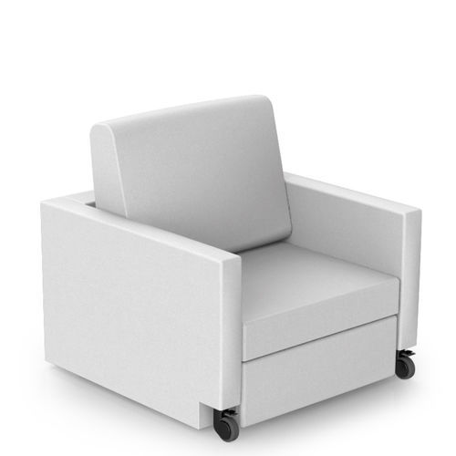 Chair with armrests - Notte - Borgo - on casters / reclining