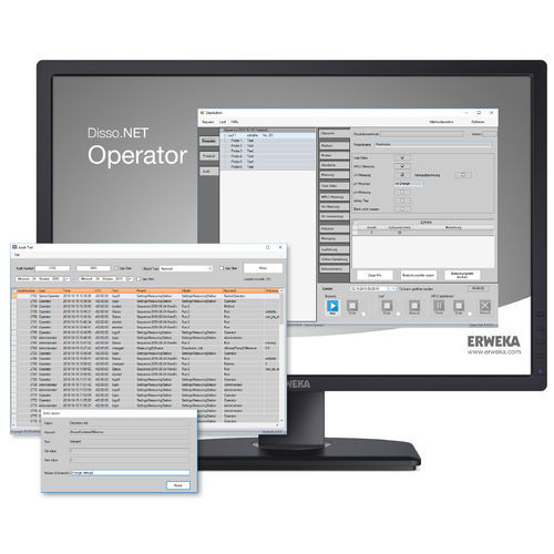 Control software - Disso.NET 4 - ERWEKA GmbH - viewer / medical / automated