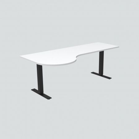 Manual desk - Counterbalance  - ISE Group - height-adjustable