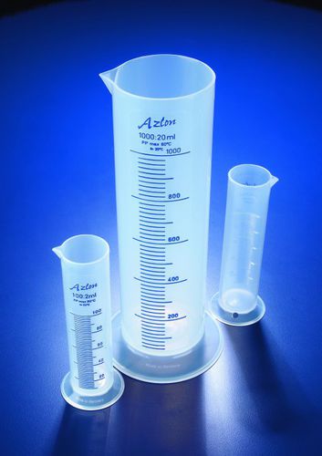 Polypropylene measuring cylinder - Azlon®  - SciLabware Limited - graduated