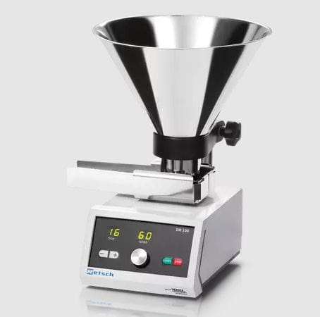 Vibratory dosing feeder - DR 100 - RETSCH - continuous-motion / remote-controlled / medical