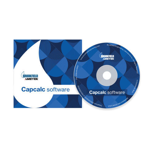 Sample analysis software - Capcalc - Brookfield - for control / reporting / test