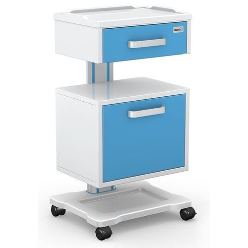 Bedside table with drawers - WD-8 series - TECHMED - on casters / with compartments