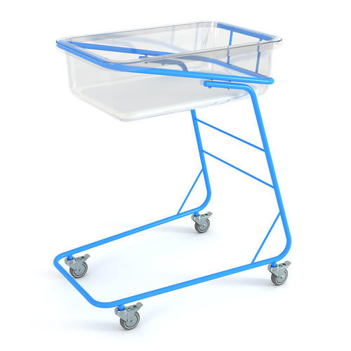 Hospital bassinet on casters - BM0 series - TECHMED - transparent