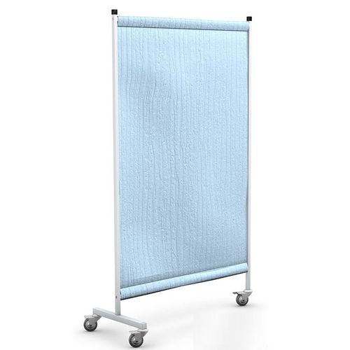 Hospital screen on casters - PJ-01 - TECHMED - mobile / 1-panel / hospital room