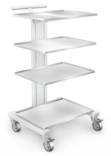 Stainless steel instrument table - K-6 series - TECHMED - metal / manuel