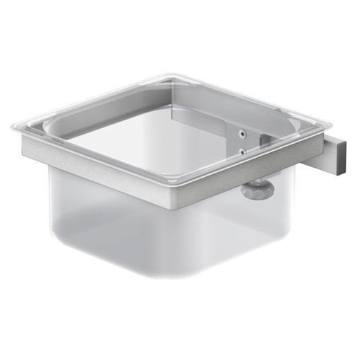 Waste container - UPK-03TW - TECHMED - stainless steel