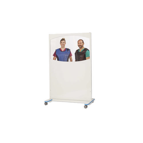 X-ray radiation shielding screen - OptiClear™ - Wolf X-Ray Corporation - mobile / with window / 0.50 mm